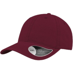 Atlantis Groovy Canvas 6 Panel Cap - Burgundy