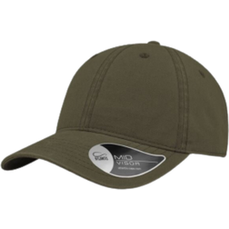 Atlantis Groovy Canvas 6 Panel Cap - Olive