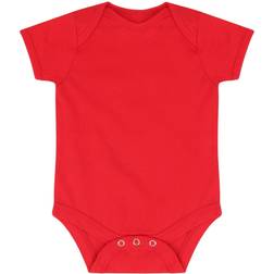 Larkwood Baby's Short Sleeve Bodysuit - Red (LW055)