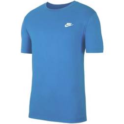 Nike Club T-shirt - Dark Marina Blue/White