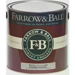Farrow & Ball Modern No.2002 Metal Paint, Wood Paint White Tie 2.5L