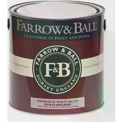 Farrow & Ball Estate No.239 Ceiling Paint, Wall Paint Wimborne White 2.5L