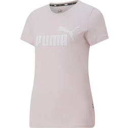 Puma Essentials Logo Women's Tee - Chalk Pink