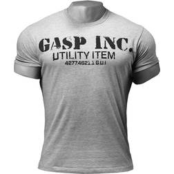 Gasp Basic Utility Tee - Grey Meange