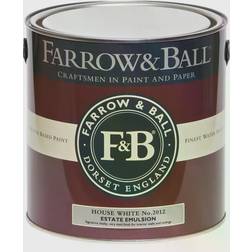 Farrow & Ball Estate No.2012 Ceiling Paint, Wall Paint House White 2.5L