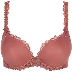 Marie Jo Jane Heart Shape Padded Bra - Red Copper