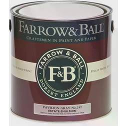 Farrow & Ball Estate No.242 Ceiling Paint, Wall Paint Pavilion Gray 2.5L