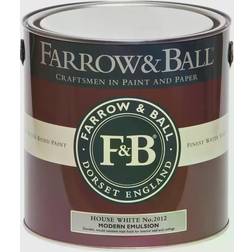 Farrow & Ball Modern No.2012 Ceiling Paint, Wall Paint House White 2.5L