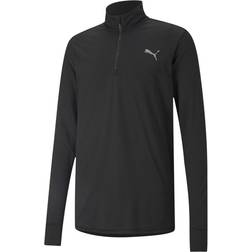 Puma Favourite Quarter-Zip Running T-shirt Men - Black