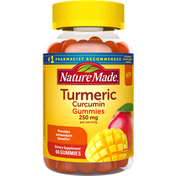 Nature Made Turmeric Curcumin Gummies 250mg Mango 60 pcs