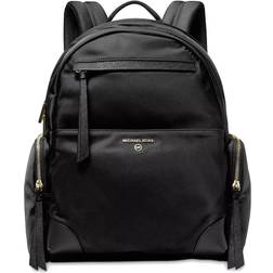 Michael Kors Prescott Large Nylon Backpack - Black/Gold