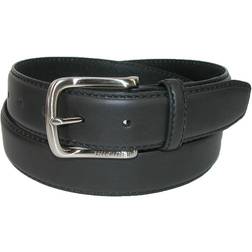 Tommy Hilfiger Frenzy Feathered Fashion Leather Belt - Black