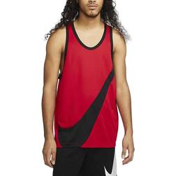 Nike Dri-Fit Basketball Crossover Jersey Men - University Red/Black/Black