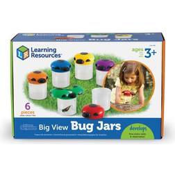 Learning Resources Primary Science Big View Bug Jars Set of 6