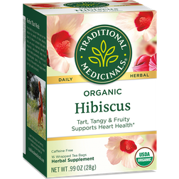 Traditional Medicinals Organic Hibiscus Tea 28g 16pcs