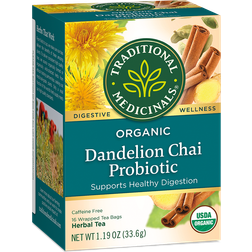 Traditional Medicinals Organic Dandelion Chai Probiotic Tea 33.6g 16pcs