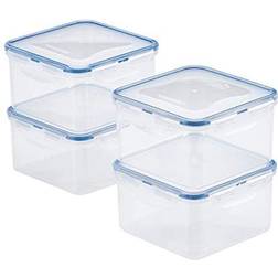 Lock & Lock Easy Essentials Kitchen Container 4pcs 1.21L