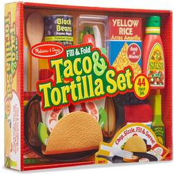 Melissa & Doug Fill Fold Taco Tortilla Set