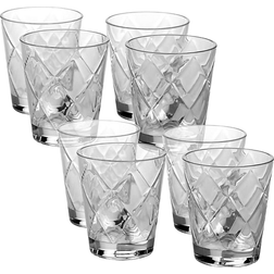 Certified International Diamond Double Old Fashioned Drinking Glass 44.3cl 8pcs