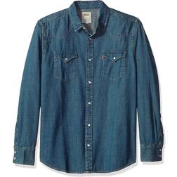 Levi's Classic Western Shirt - Red Cast Rinse/Dark Wash