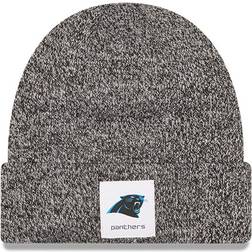 New Era Carolina Panthers Hamilton Cuffed Knit Beanie - Heather Black