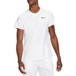 Nike Court Dri-FIT Advantage Tennis Top Men - White/White/Black