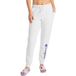 Champion Powerblend Fleece Joggers Script Logo 30" - White