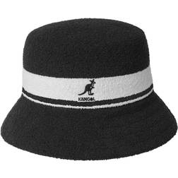 Kangol Bermuda Stripe Bucket Hat - Black