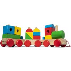 Melissa & Doug Jumbo Wooden Stacking Train Classic