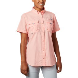 Columbia Women’s PFG Bahama Short Sleeve Shirt - Tiki Pink