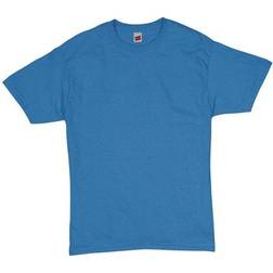 Hanes Essential-T Short Sleeve T-shirt 4-pack - Denim Blue