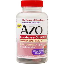 Harmon AZO Cranberry Gummies Mixed Berry 40 Gummies