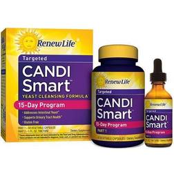 Renew Life CandiSmart 15-Day Yeast Cleansing Program 2 Part Program