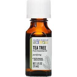 Aura Cacia 100%Pure Essential Oil Tea Tree 0.5 fl oz