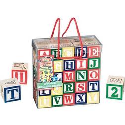 Melissa & Doug LIGHTS CAMERA INTERACTION LCI1900 WOODEN ABC/123 BLOCKS