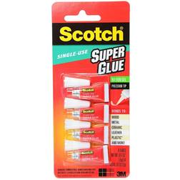 3M Scotch Single Use Super Glue Gel 5g 4-pack