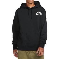 Nike SB Icon Pullover Skate Hoodie Unisex - Black/White