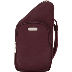 Travelon Anti-Theft Essentials Mini Asymmetric Crossbody - Dark_bordeaux