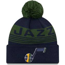 New Era Utah Jazz Proof Cuffed Knit Hat with Pom - Navy