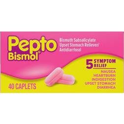 Pepto Bismol 5 Symptom Relief 40 pcs