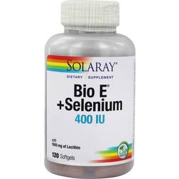 Solaray Bio E plus Selenium 400 IU 120 Softgels 120 pcs