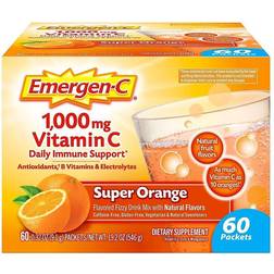 Emergen-C 1000mg Vitamin C Daily Immune Support Drink Mix 60 ct 120 pcs