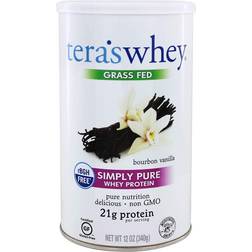 Tera's Whey Simply Pure Whey Protein Grass Fed Bourbon Vanilla 12 oz