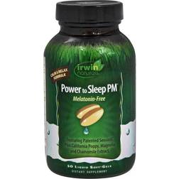 Irwin Naturals Power to Sleep PM Melatonin-Free 50 Liquid Softgels