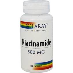 Solaray Niacinamide 500 mg 100 VegCaps 100 pcs