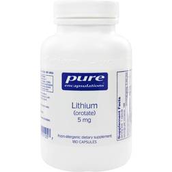 Pure Encapsulations Lithium Orotate 5 mg 180 Capsules