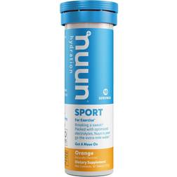 nuun Sport Electrolyte Drink Tablets Orange 10 Servings