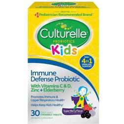 iHealth Culturelle Kids Immune Defense Probiotic Super Berry 30 Chewable Tablets