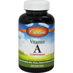 Carlson Vitamin A 25000 IU 250 Softgels