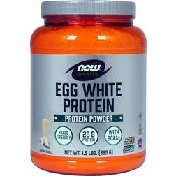 NOW Sports Eggwhite Protein Powder Creamy Vanilla 1.5 lbs